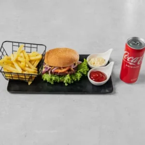 Nugget Burger Menü