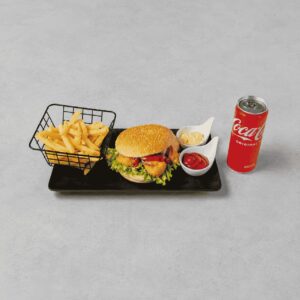 Nugget Burger Menü